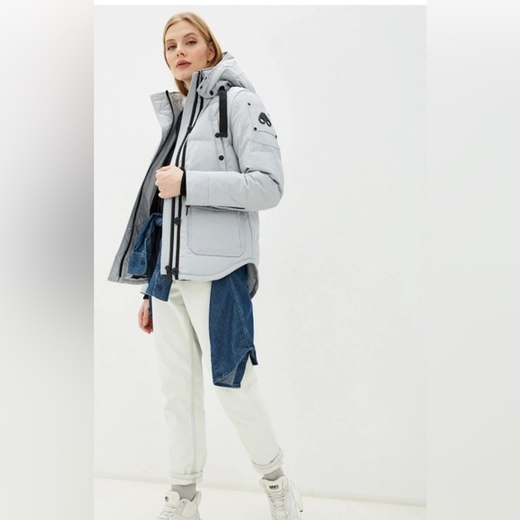 New Moose Knuckles Gray Jacket - Picture 10 of 12